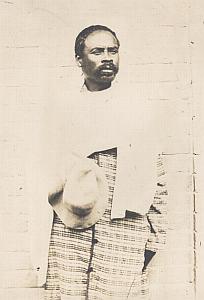 Portrait Man Hova Madagascar Old Diez Photo 1924