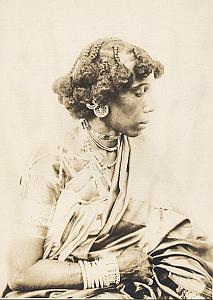 Portrait Sakalave Woman Madagascar Old Diez Photo 1924