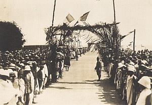 Morombe Harbour Ceremony Madagascar Old Diez Photo 1924