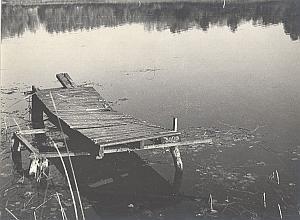 France Pier Jetty Lake Study Photo Deplechin 1965