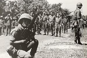 Vietnam Cambodia War Head Quarter Old Photo 1978