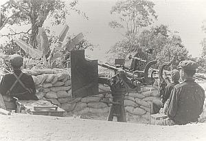 Vietnam Cambodia War Khmer Rouge Anti Aircraft Gun Artillery Koh Peam Photo 1978