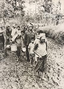 Vietnam Cambodia Warn Refugees Old Photo 1979