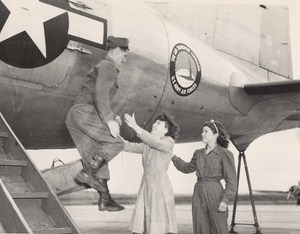 Maine WWII Friendly Welcome Jump US Army Airfield Presque Isle Photo 1943