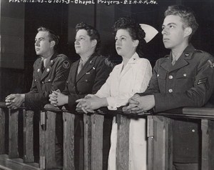 Maine WWII Chapel Prayers US Army Airfield Presque Isle Photo 1943