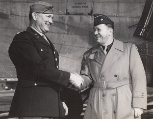 Maine WWII Officers Military US Army Airfield Presque Isle Photo 1943