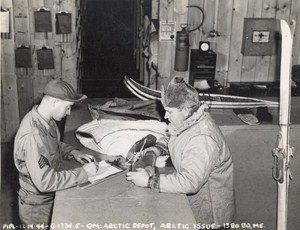 Maine WWII Artic Rescue Depot US Army Airfield Presque Isle Photo 1944
