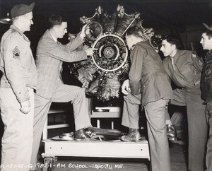 Maine WWII School Training US Army Airfield Presque Isle Photo 1945