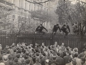 March Against Moroccan Independence Riots Paris France Photo 1952