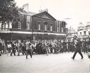 Demonstration During Royal Greek Visit in London Old Photo 1963