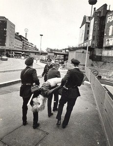 Sweden Anti Soviet Kosygin Visit Stockholm Old Photo 1968