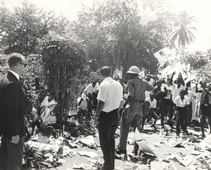 Anti Soviet Demonstration in Tanzania Old Photo 1968