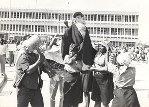 Tanzania Demonstration against Malawi President Old Photo 1968