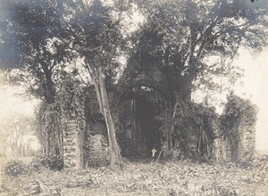 Panama Canal Cathedral Ruins Old Photo 1915