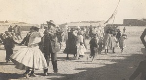 Bolivia Uyuni Village Festival Old Snapshot Photo 1910