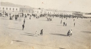 Bolivia Publo Salar de Uyuni Crowd Old Snapshot Photo 1910