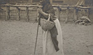 Peru Paita Pueblo Inca Woman Old Snapshot Photo 1910