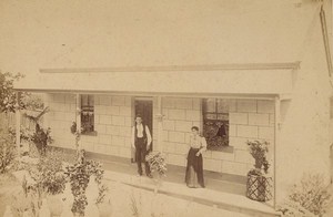 Australia Marrickville Muir Family House Old Cabinet Card Photo 1890