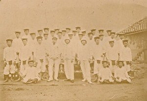 Vietnam Than Thuy French Colonial Troops Old Photo 1895