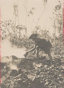 Madagascar Isalo District Charcoal Worker Old Photo 1900