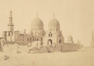 Egypt Cairo Mamelouks Tombs Old Albumen Photo Fiorillo 1880