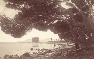 Lérins Abbey Fortified Monastery Ile St Honorat Albumen Photo 1880