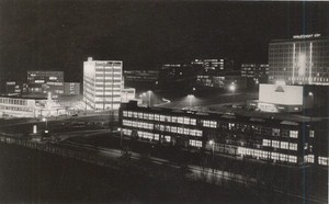 Czech Republic Prague by Night Old Photo 1950