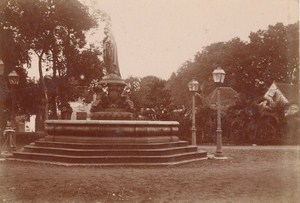 La Reunion Island Saint Paul Fountain Place Old Photo 1902