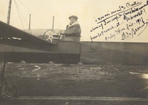 France Aviation Antoinette Pilot Pioneer old Photo 1911