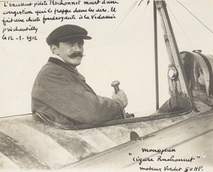 France Aviation Ruchonnet Monoplan Cigare old Photo 1911