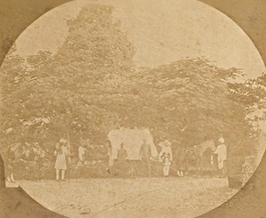 India Bombay English Officer House Old Photo 1865