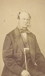 William I German Emperor Old Numa Blanc Photo CDV 1860