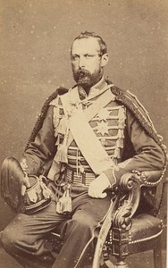 Charles XV King of Sweden & Norway France Old Photo CDV 1860