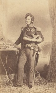 French King Louis Philippe Old Photo CDV Franck 1860