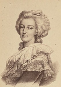 Queen of France Marie Antoinette Old Photo CDV 1860