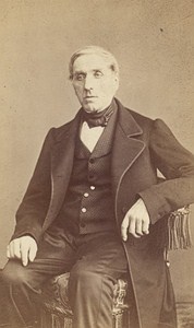 Man Clothes French Fashion Paris Old Photo CDV 1865