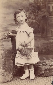 Baby Clothes French Fashion Paris Old Photo CDV 1875