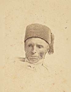 Head Hat probably Post Mortem Old Photo CDV ca 1865