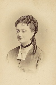Miss Antonine French Actress Second Empire Old Photo CDV Reutlinger 1868