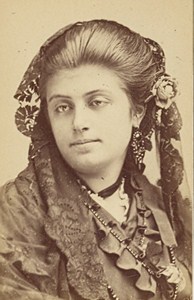 La Perrine French Actress Second Empire Old Photo CDV Disderi 1868