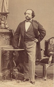 Roger French Actor Second Empire Old Photo CDV 1868