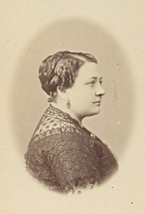 Marietta Alboni Contralto Opera Singer France Second Empire Old Photo CDV 1868