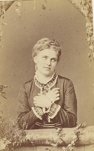 Christine Nilsson Opera Singer France Second Empire Old Photo CDV 1868