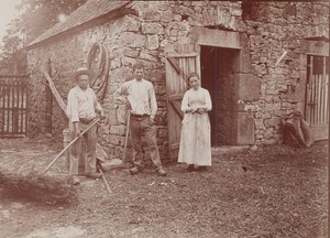 Bagnoles de l Orne Farm Scene Snapshot Instantaneous 1900