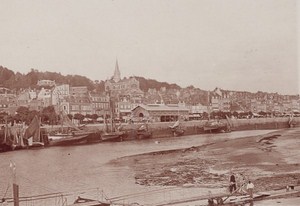 Dieppe Harbour Street Scene Snapshot Instantaneous 1900
