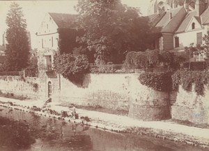 Honfleur Washerwomen Street Scene Snapshot Photo Instantaneous 1900