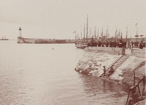 Royan Harbour Scene Snapshot Photo Instantaneous 1900