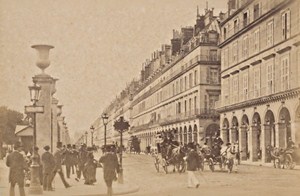 Rue de Rivoli Paris Street Life Old Animated Instantaneous Photo 1885