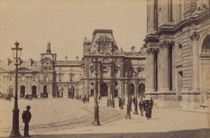 Place du Carrousel Paris Street Life Old Animated Instantaneous Photo 1885