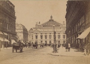 Avenue de l Opera Paris Street Life Old Animated Instantaneous Photo 1885